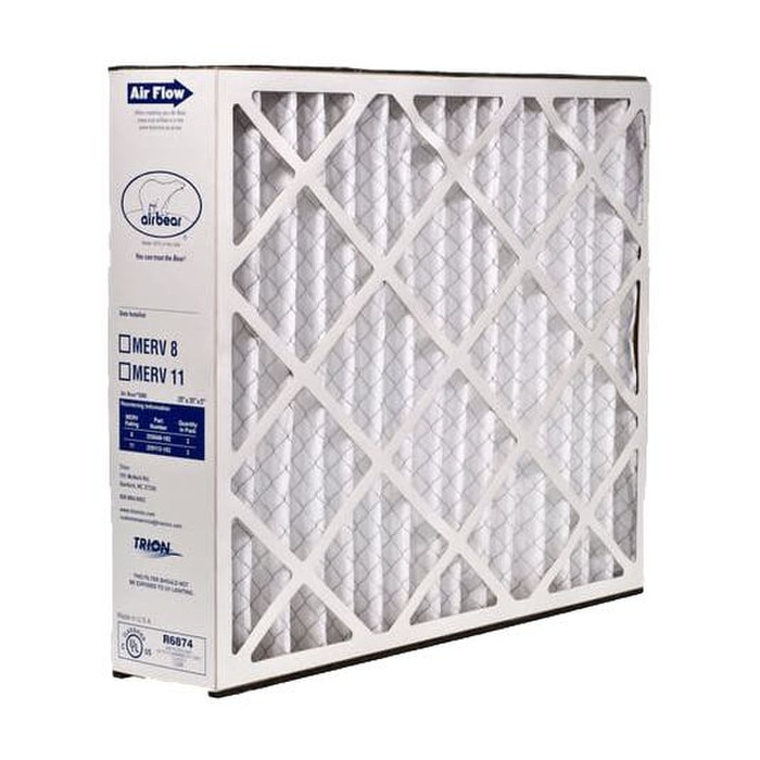 20x25x5 MERV 13 Replacement Air Filter Media for Air Bear Style - Actual Size: 19-1/2x24x4-3/4